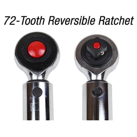 K-Tool International Digital Torque Wrench, 25-250 Ft/Lbs, 1/2" Drive KTI72135A